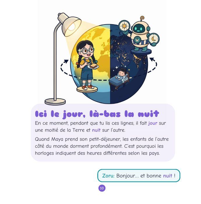 Le jour et la nuit pour les enfants – 2