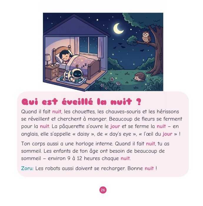 Le jour et la nuit pour les enfants – 4